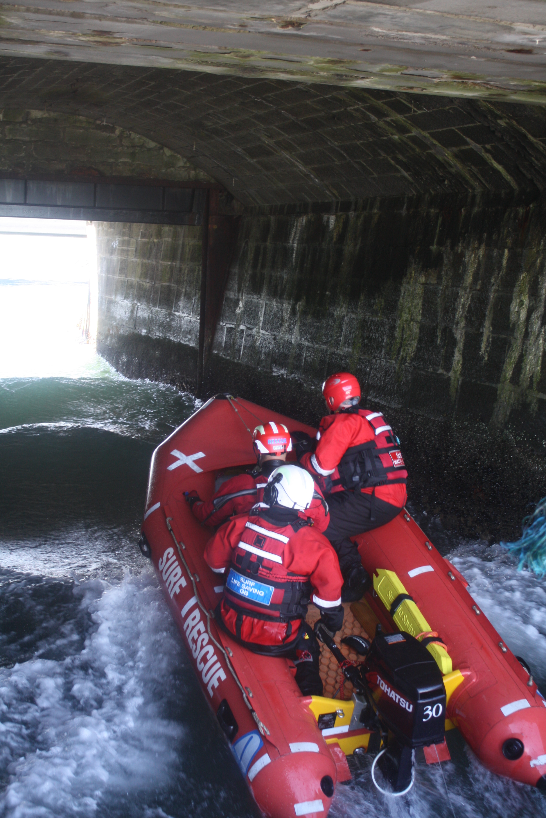 South Worcester Flood Rescue water safety team on the water