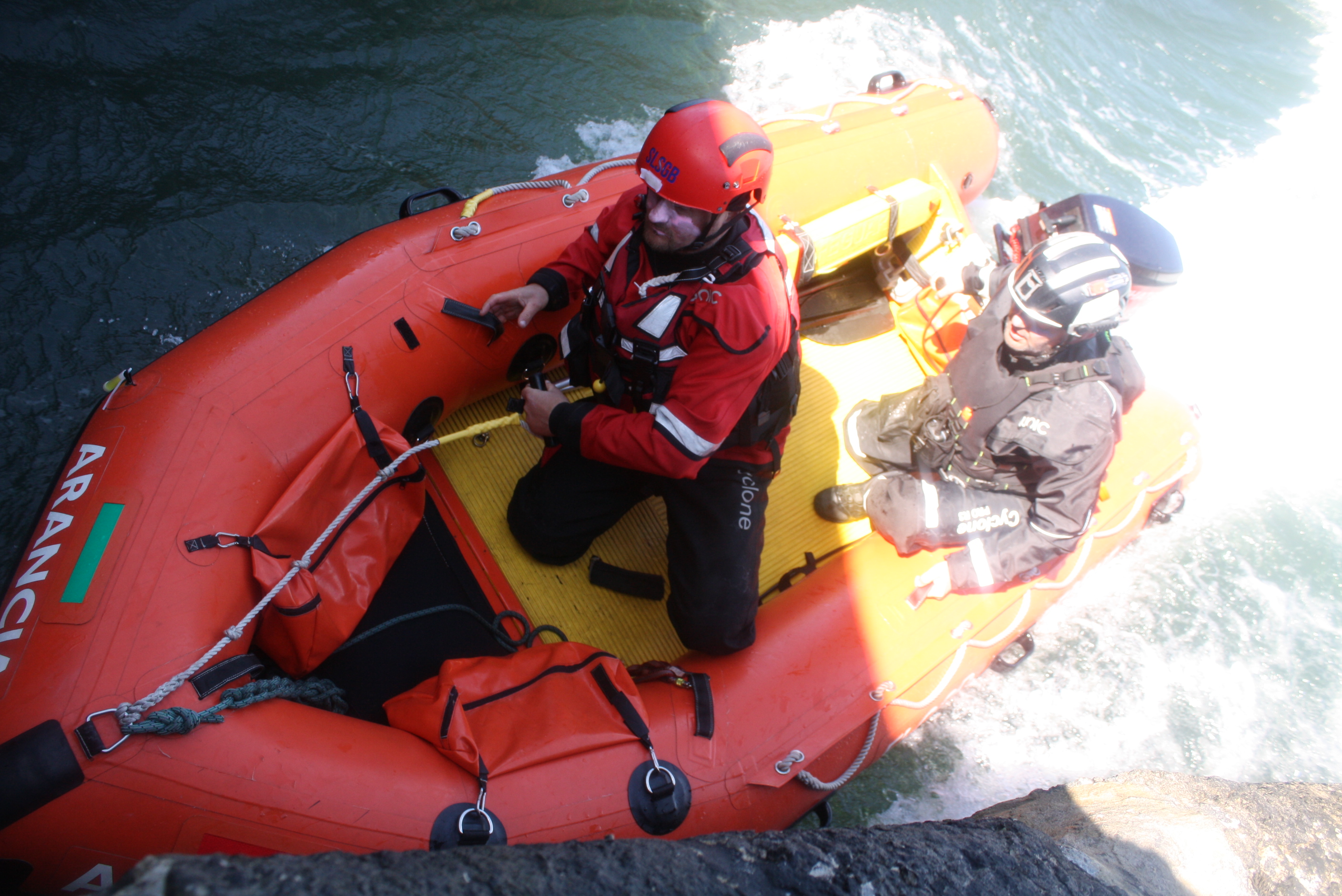 South Worcester Flood Rescue team at an event